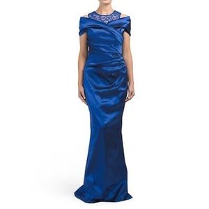 Rickie Freeman for Teri Jon Royal Blue Gown